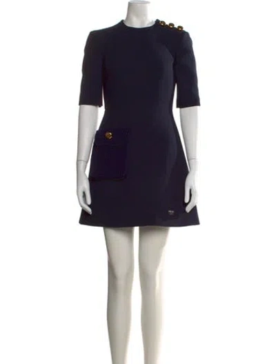 Pre-owned Prada 2024 Mini Dress In Blue