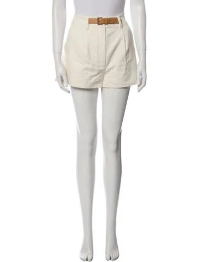 Pre-owned Prada 2024 Mini Shorts In Neutral