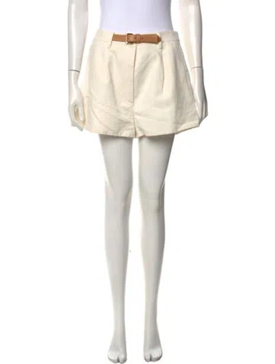 Pre-owned Prada 2024 Mini Shorts In Neutral