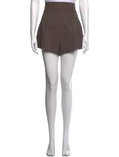 Pre-owned Prada 2024 Mini Shorts In Neutrals