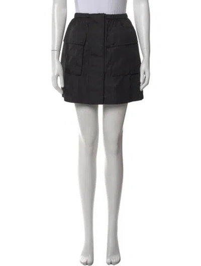 Pre-owned Prada 2024 Mini Skirt In Black