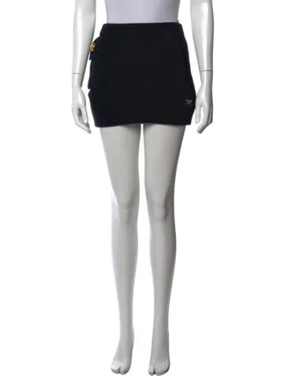 Pre-owned Prada 2024 Mini Skirt In Black