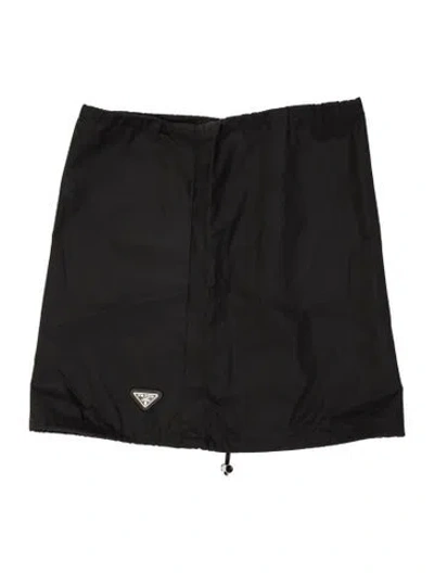 Pre-owned Prada 2024 Mini Skirt In Black