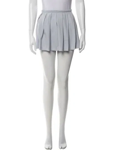 Pre-owned Prada 2024 Mini Skirt In Blue