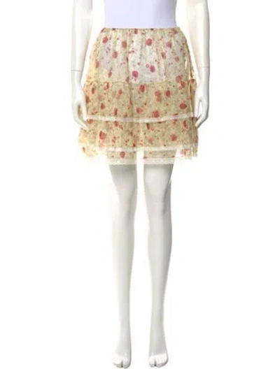 Pre-owned Prada 2024 Mini Skirt In Green