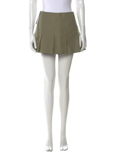 Pre-owned Prada 2024 Mini Skirt In Green
