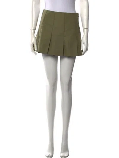 Pre-owned Prada 2024 Mini Skirt In Green