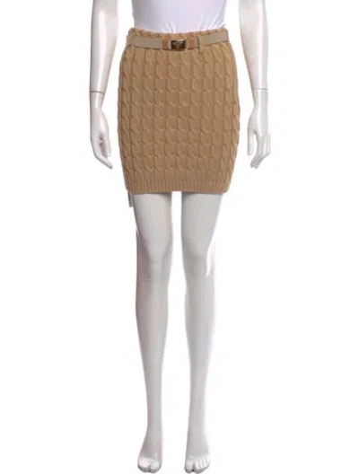 Pre-owned Prada 2024 Mini Skirt W/ Tags In Neutral