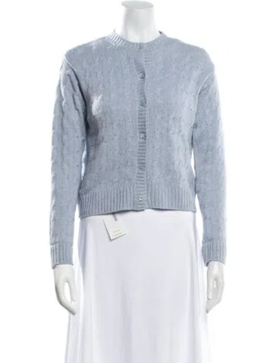 Pre-owned Prada 2024 Re-cashmere Sweater In Blue