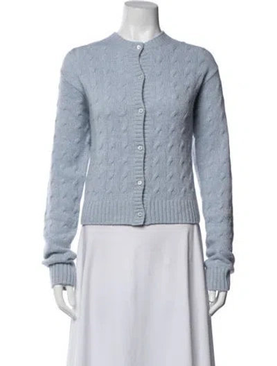 Pre-owned Prada 2024 Re-cashmere Sweater In Blue