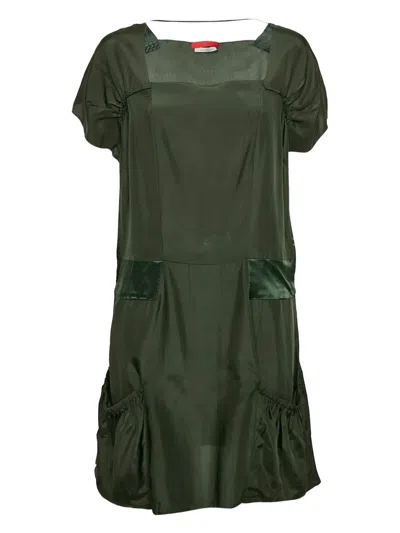 Pre-owned Prada 2024 Silk Dress In Green