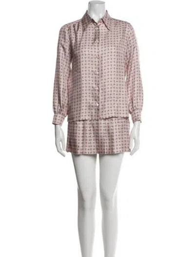 Pre-owned Prada 2024 Silk Lounge Set In Multicolor