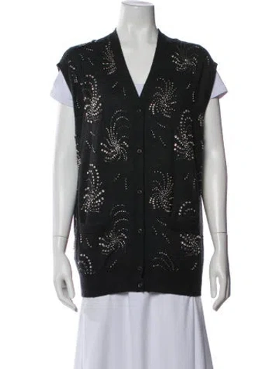 Pre-owned Prada 2024 Silk Sweater W/ Tags In Gray