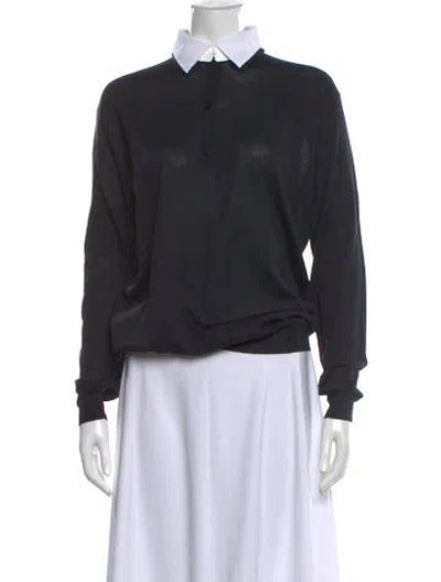 Pre-owned Prada 2024 Silk Sweater W/ Tags In Multi