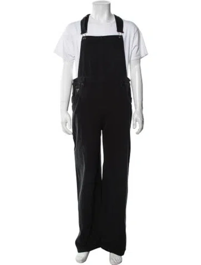 Pre-owned Prada 2024 Square Neckline Overalls W/ Tags In Black