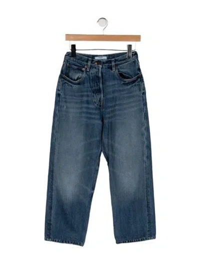 Pre-owned Prada 2024 Straight Leg Jeans In Blue