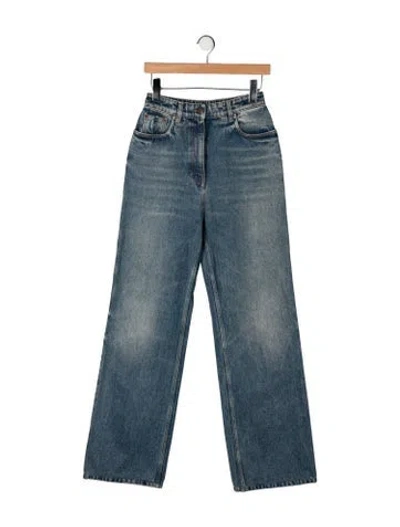 Pre-owned Prada 2024 Straight Leg Jeans In Blue