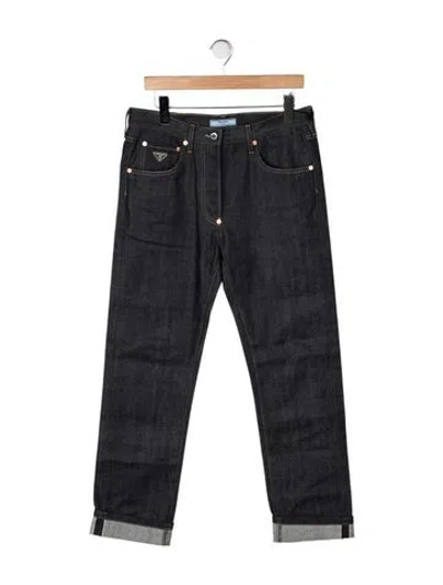 Pre-owned Prada 2024 Straight Leg Jeans W/ Tags In Black