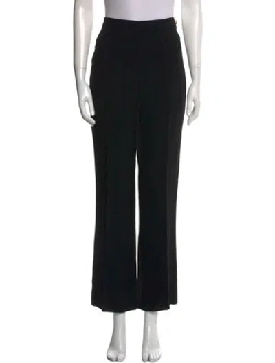 Pre-owned Prada 2024 Straight Leg Pants In Black