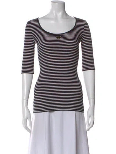 Pre-owned Prada 2024 Striped Top In Multi