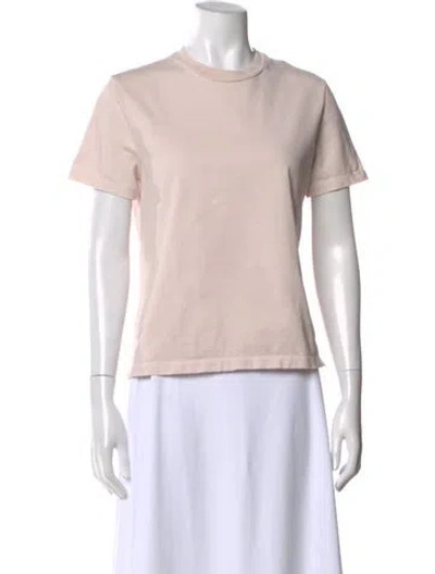 Pre-owned Prada 2024 Triangle Logo T-shirt In Pink