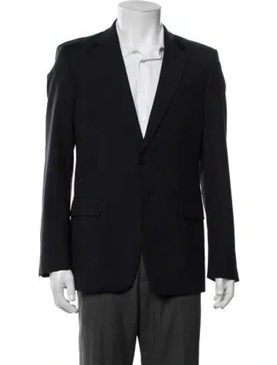 Pre-owned Prada 2024 Virgin Wool Blazer In Blue