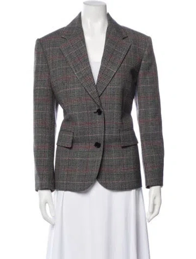 Pre-owned Prada 2024 Virgin Wool Blazer In Gray
