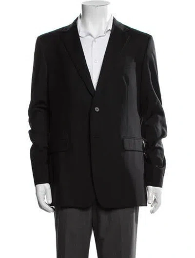 Pre-owned Prada 2024 Virgin Wool Blazer W/ Tags In Black