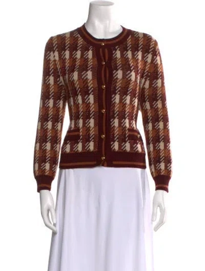 Pre-owned Prada 2024 Virgin Wool Sweater In Brown