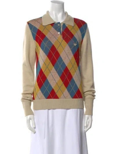 Pre-owned Prada 2024 Virgin Wool Sweater In Neutral