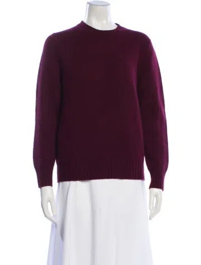 Pre-owned Prada 2024 Virgin Wool Sweater W/ Tags In Burgundy