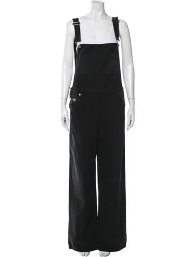 Pre-owned Prada 2024 V-neck Overalls W/ Tags In Black