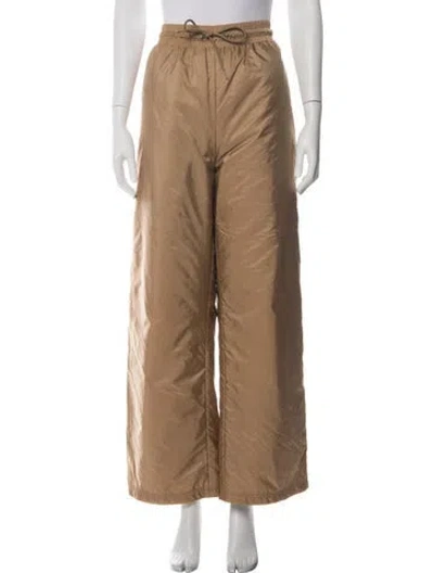 Pre-owned Prada 2024 Wide Leg Pants In Brown