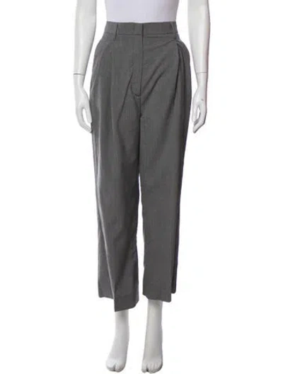 Pre-owned Prada 2024 Wide Leg Pants In Gray