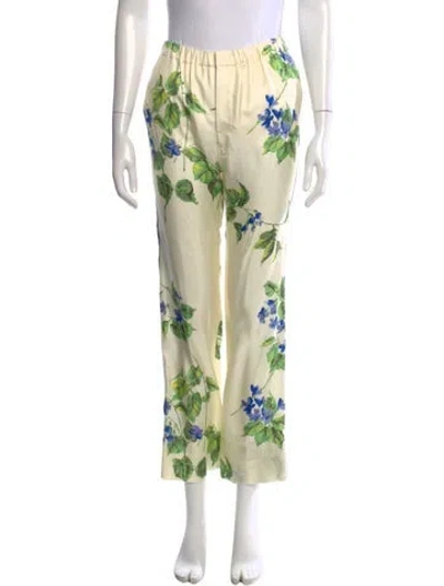 Pre-owned Prada 2024 Wide Leg Pants In Neutral