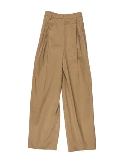 Pre-owned Prada 2024 Wide Leg Pants In Neutrals