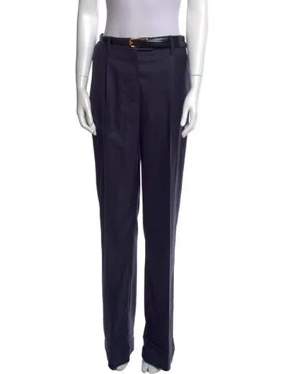 Pre-owned Prada 2024 Wide Leg Pants W/ Tags In Blue