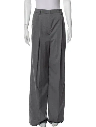 Pre-owned Prada 2024 Wide Leg Pants W/ Tags In Gray