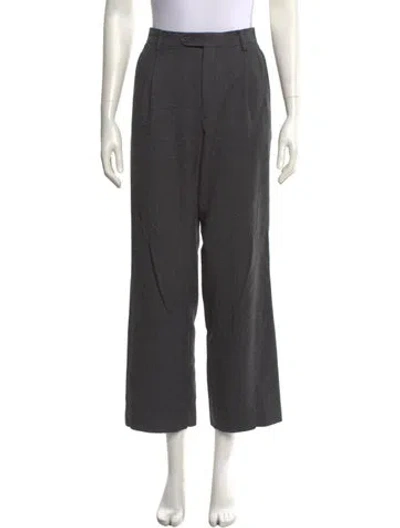 Pre-owned Prada 2024 Wide Leg Pants W/ Tags In Gray