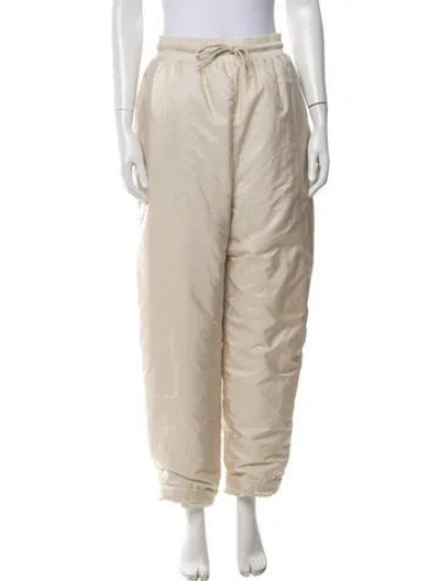 Pre-owned Prada 2024 Wide Leg Pants W/ Tags In Neutrals