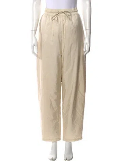 Pre-owned Prada 2024 Wide Leg Pants W/ Tags In Neutrals