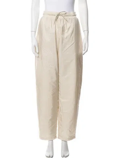 Pre-owned Prada 2024 Wide Leg Pants W/ Tags In Neutrals