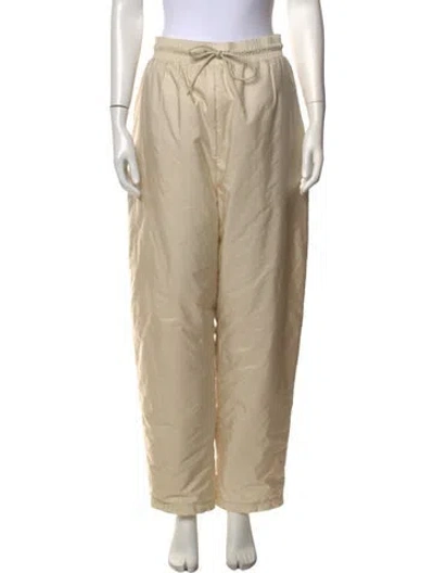 Pre-owned Prada 2024 Wide Leg Pants W/ Tags In Neutrals