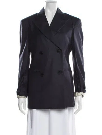Pre-owned Prada 2024 Wool Blazer In Blue