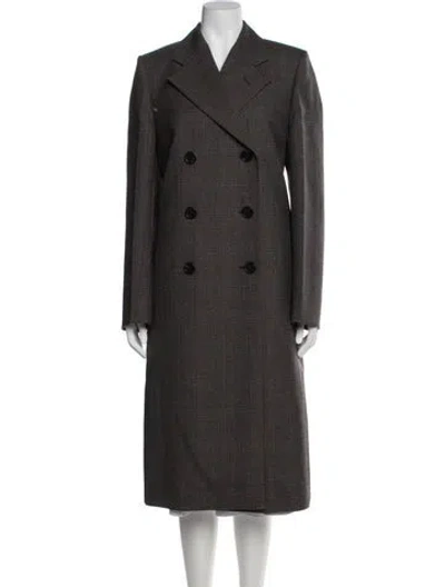 Pre-owned Prada 2024 Wool Coat W/ Tags In Grey