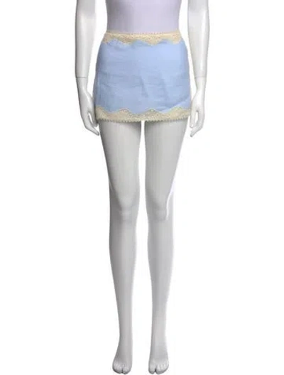 Pre-owned Prada 2024-2025 Mini Skirt In White