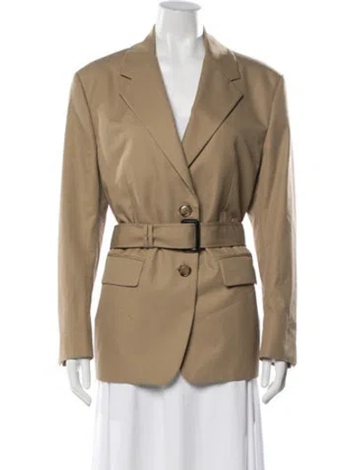 Pre-owned Prada 2025 Blazer In Neutrals