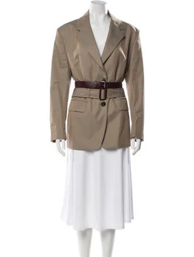 Pre-owned Prada 2025 Blazer In Neutrals