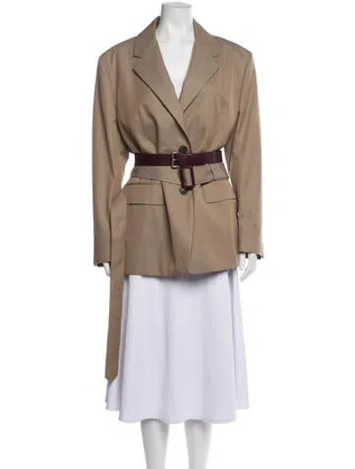 Pre-owned Prada 2025 Blazer W/ Tags In Neutrals