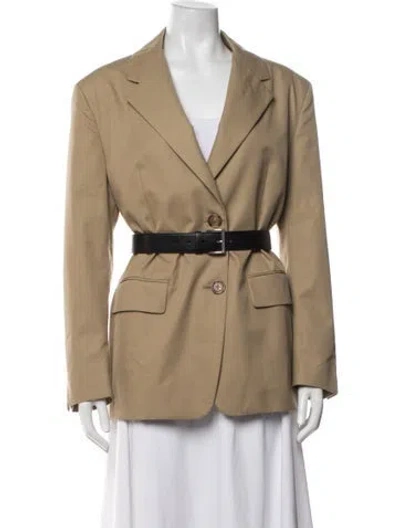 Pre-owned Prada 2025 Blazer W/ Tags In Neutrals